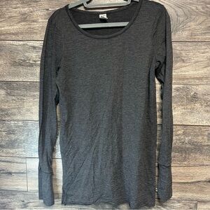 Women's Black Long Sleeve Top